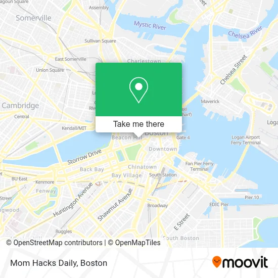 Mom Hacks Daily map