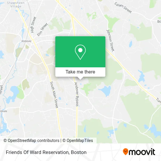 Friends Of Ward Reservation map