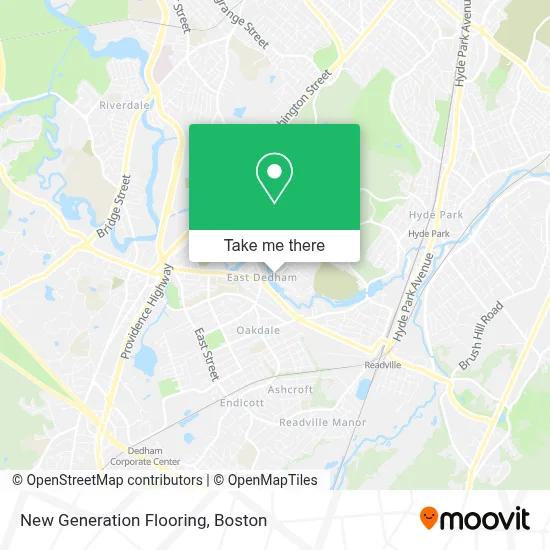 New Generation Flooring map