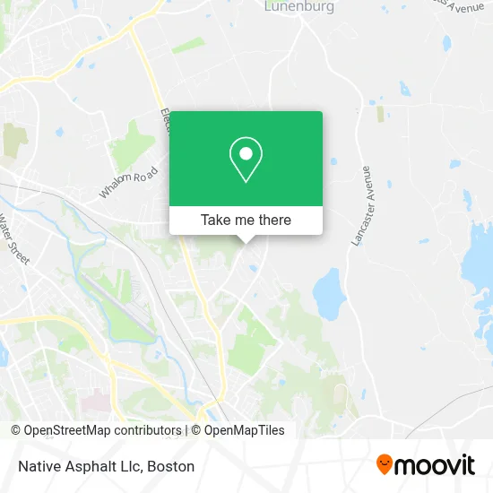 Native Asphalt Llc map