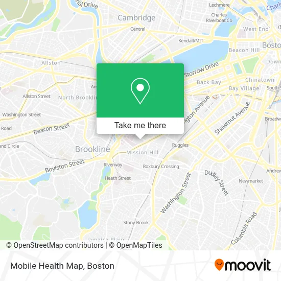 Mobile Health Map map