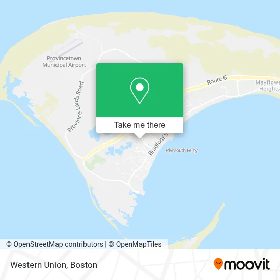 Western Union map