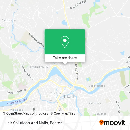 Hair Solutions And Nails map