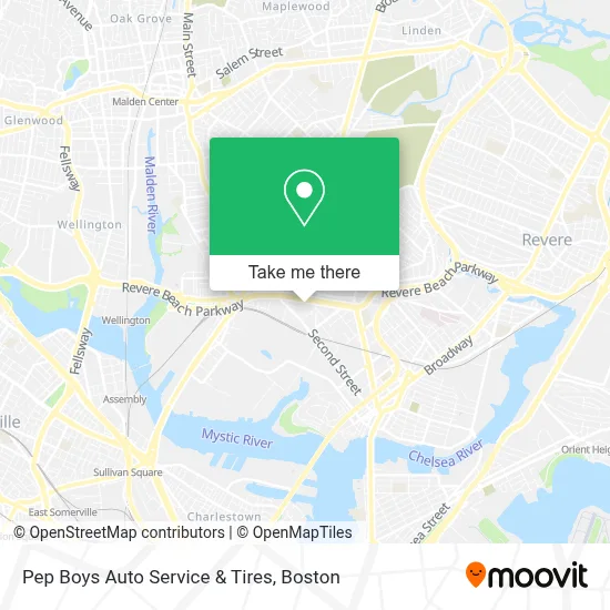 Pep Boys Auto Service & Tires map