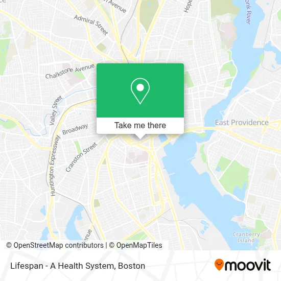 Lifespan - A Health System map