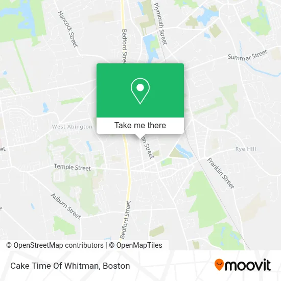 Cake Time Of Whitman map