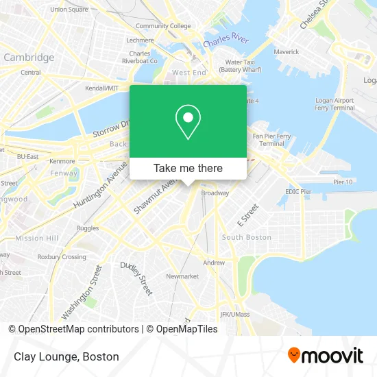 Clay Lounge map
