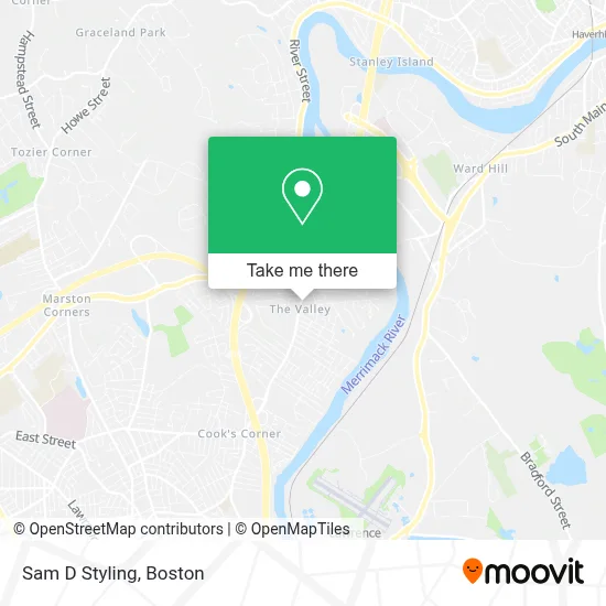 Sam D Styling map