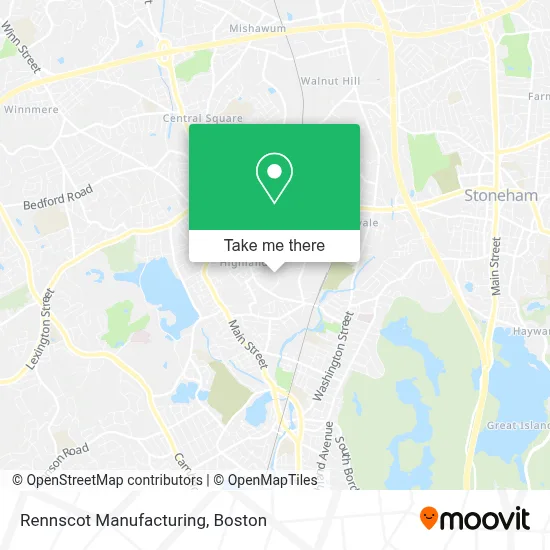 Rennscot Manufacturing map