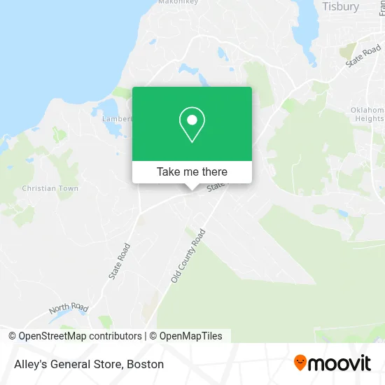 Alley's General Store map