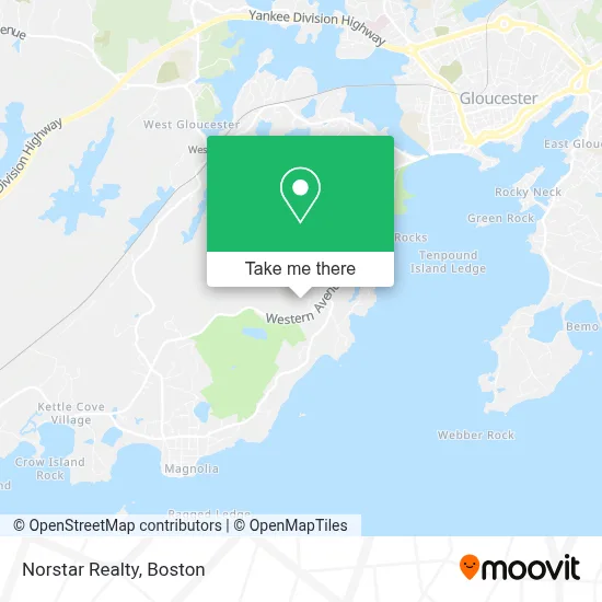 Norstar Realty map