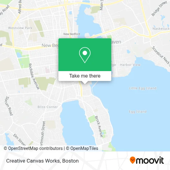 Creative Canvas Works map