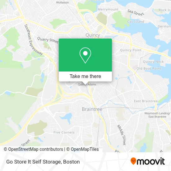 Go Store It Self Storage map