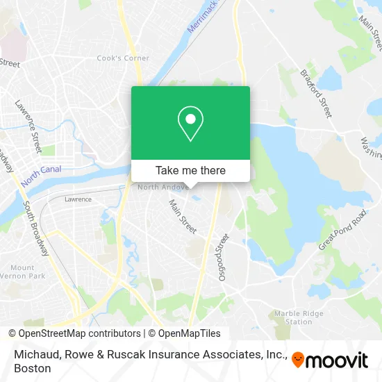 Michaud, Rowe & Ruscak Insurance Associates, Inc. map