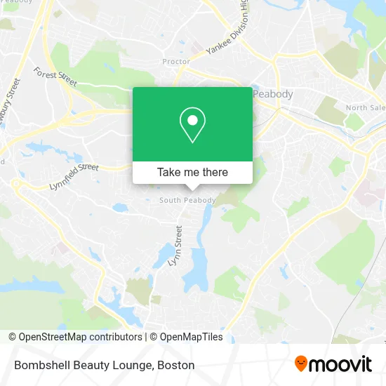 Bombshell Beauty Lounge map