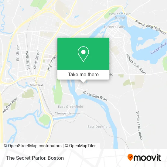 The Secret Parlor map