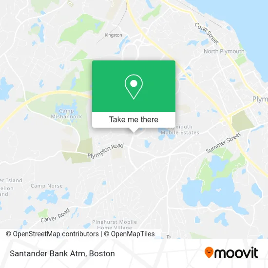 Santander Bank Atm map