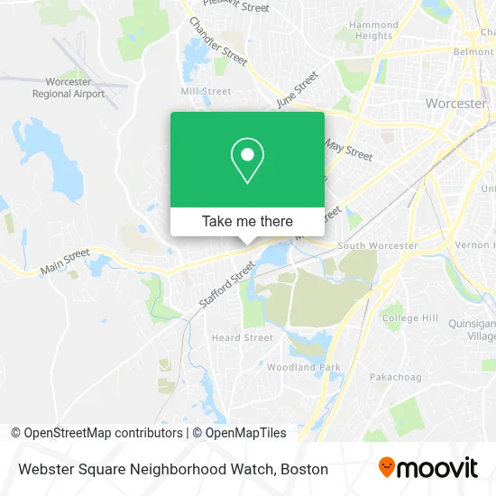 Webster Square Neighborhood Watch map
