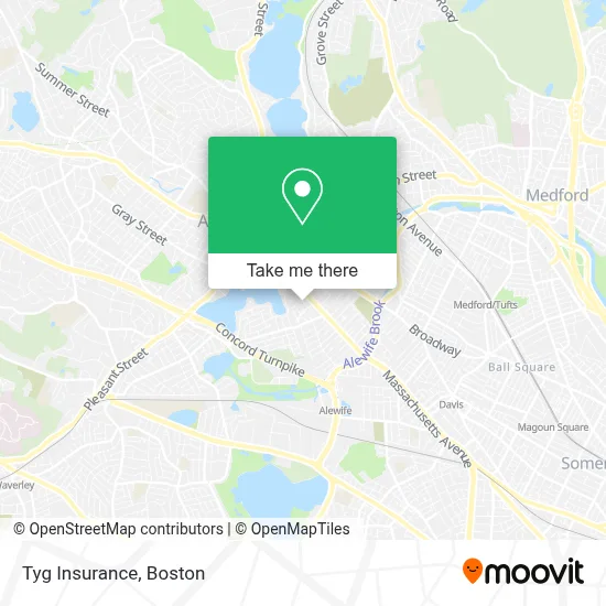 Tyg Insurance map
