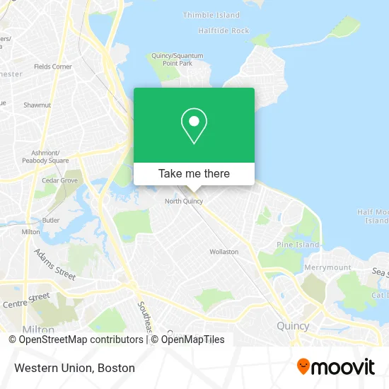 Western Union map