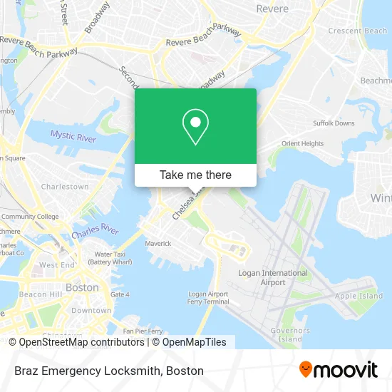 Braz Emergency Locksmith map