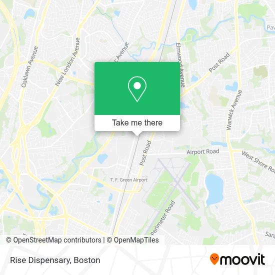 Rise Dispensary map