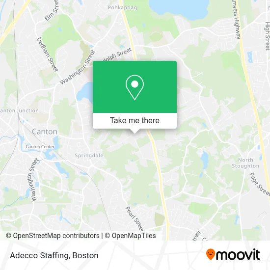 Adecco Staffing map