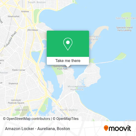 Amazon Locker - Aureliana map