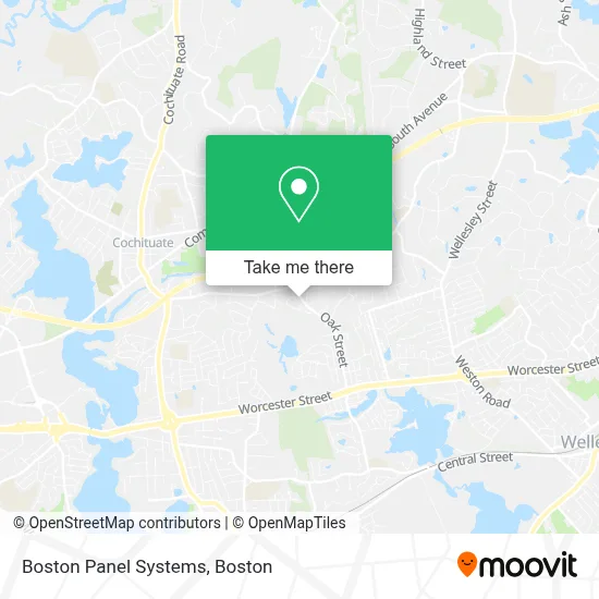 Boston Panel Systems map