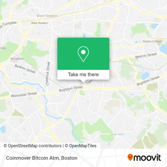 Coinmover Bitcoin Atm map