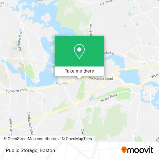 Public Storage map
