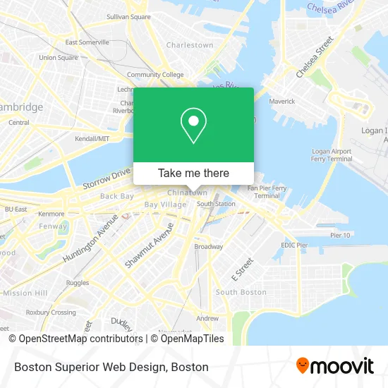 Boston Superior Web Design map