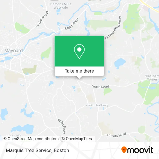 Marquis Tree Service map