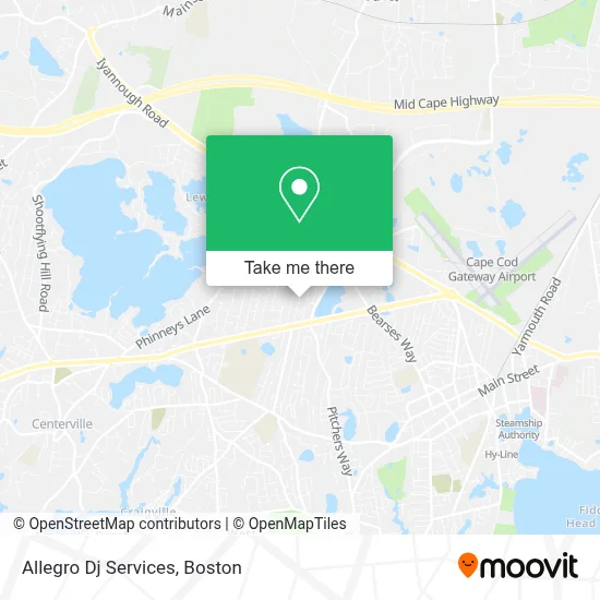 Allegro Dj Services map