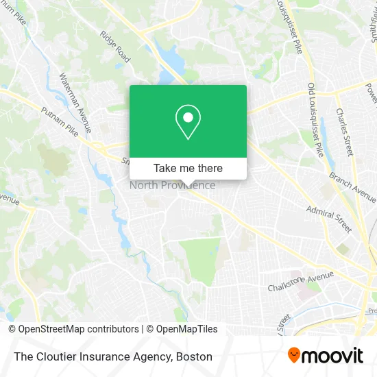 The Cloutier Insurance Agency map