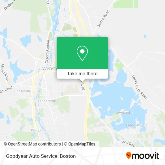Goodyear Auto Service map