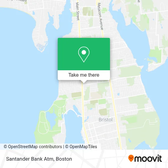 Santander Bank Atm map