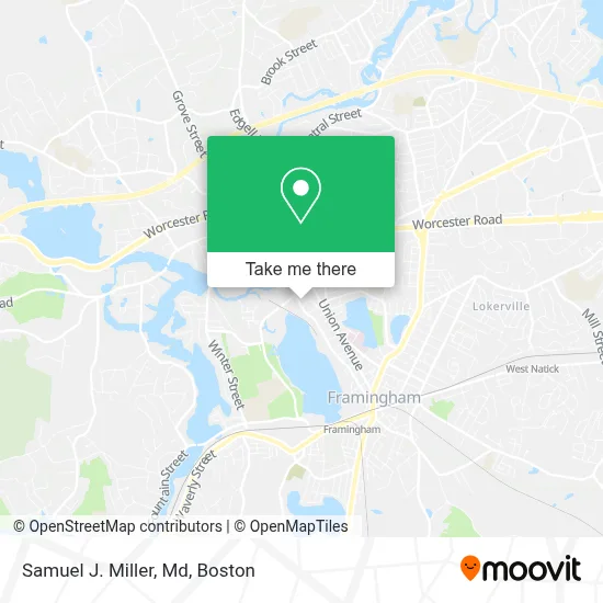 Samuel J. Miller, Md map