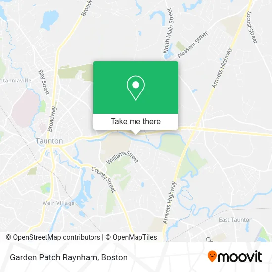 Garden Patch Raynham map