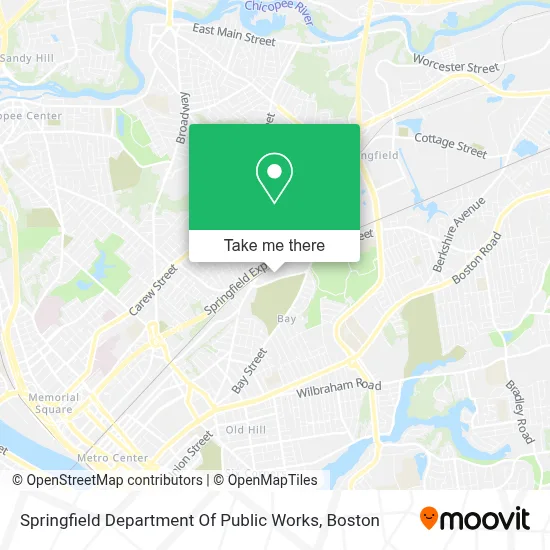 Springfield Department Of Public Works map