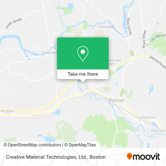 Creative Material Technologies, Ltd. map