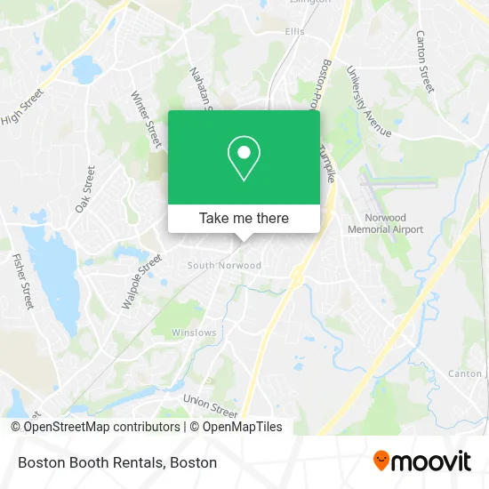 Boston Booth Rentals map
