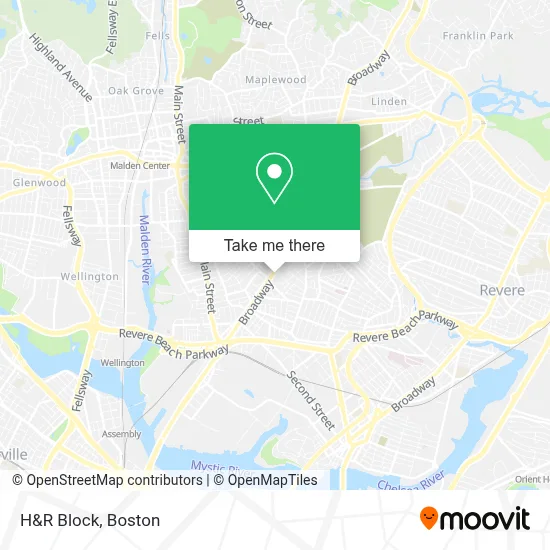 H&R Block map