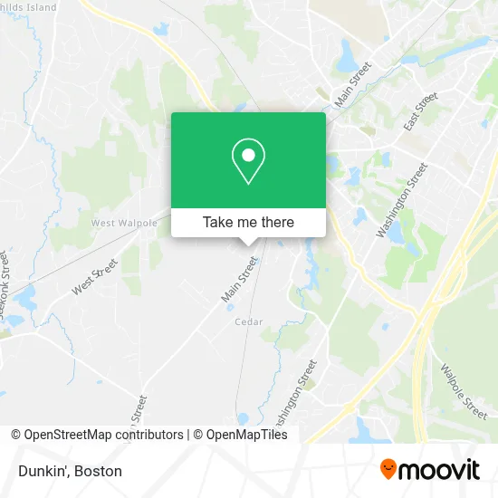 Dunkin' map