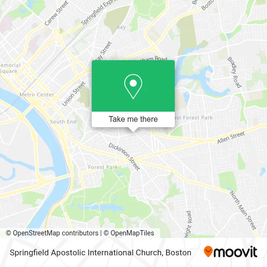 Springfield Apostolic International Church map