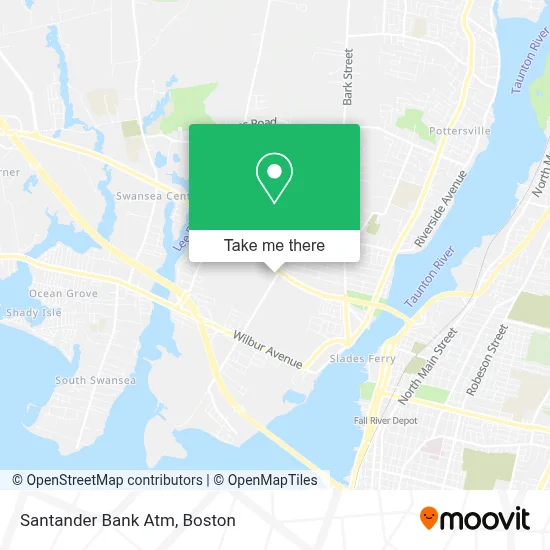 Santander Bank Atm map