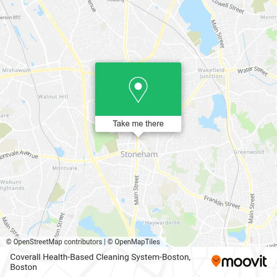 Coverall Health-Based Cleaning System-Boston map
