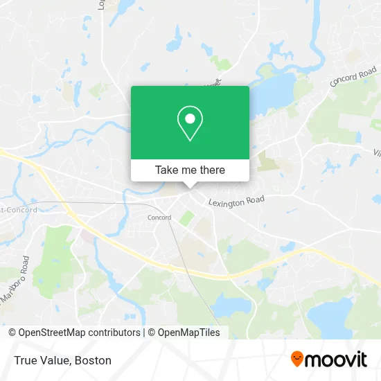 True Value map