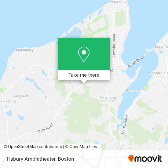 Tisbury Amphitheater map