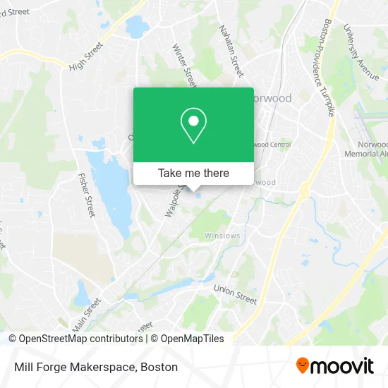 Mill Forge Makerspace map